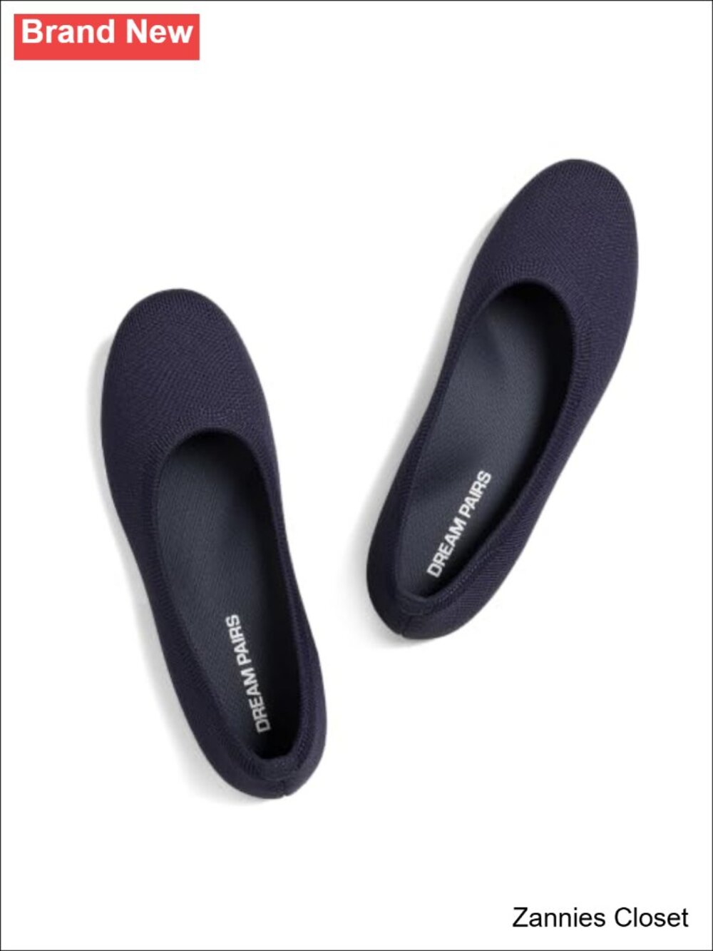 ✨Women's Dress Knit Ballet Comfort Flats Pull-On Round Toe Breathable